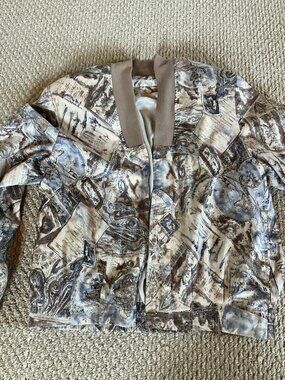 Vintage Haley Mens Size S "Passport " Cotton Bomber Jacket